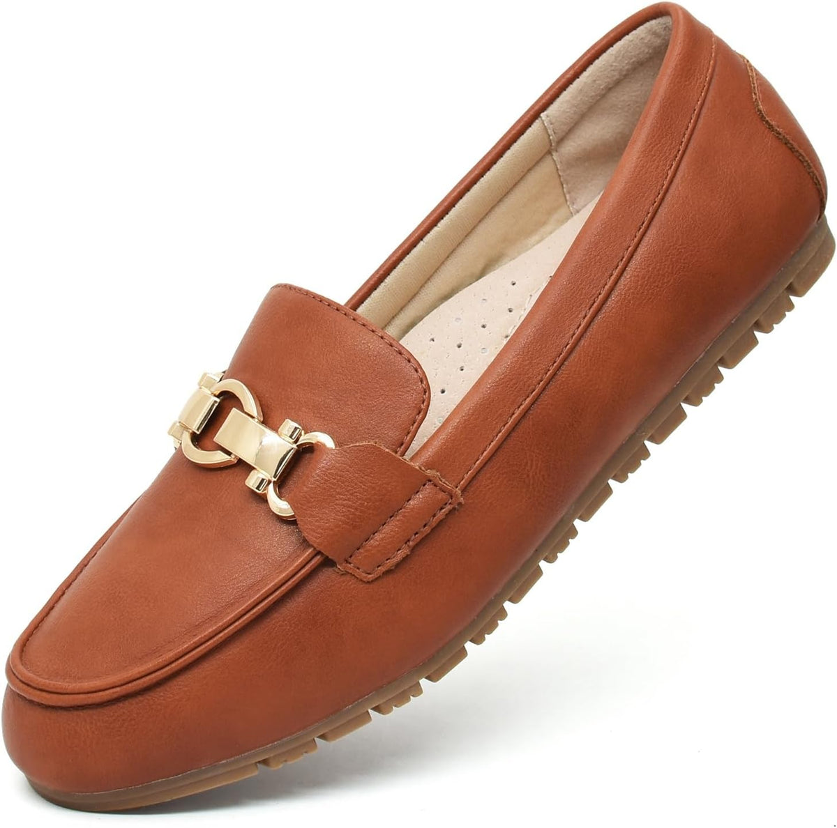 Loafers for Women Casual Moccasins Women's Comfortable & Lightweight Penny Loafers Slip On Flat Shoes
