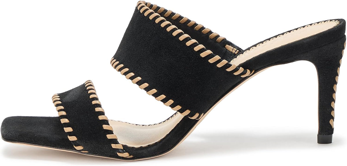 womens  Whipstitch SandalHeeled Sandal