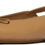 Women  Bow Leather SlingbacksBallet Flat