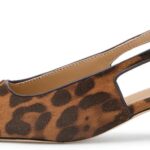Pointed Toe Slingback Kitten Heels for Women Low Heel Pointed Toe Pumps Formal Dress Shoes Sling Back Heels